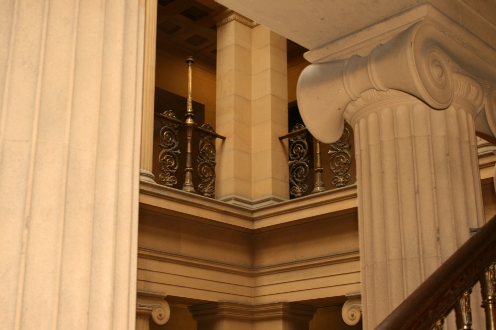 Belsay Hall entrance hall