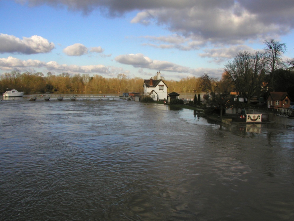 River Thames in flood