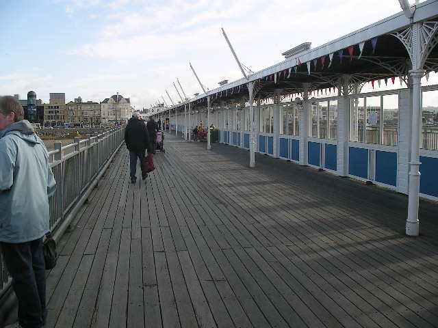 View looking towards the town.