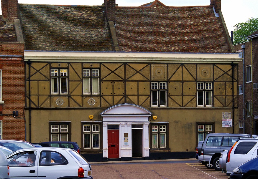 Building on the market square.