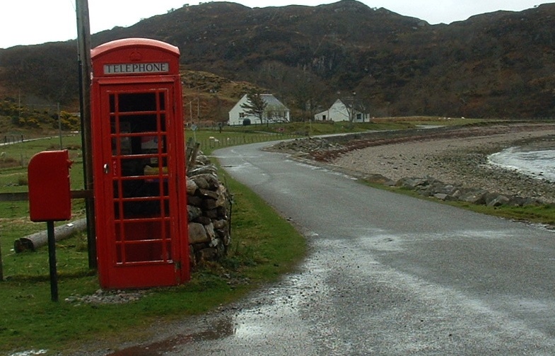 Phone Box in Strathan Bay