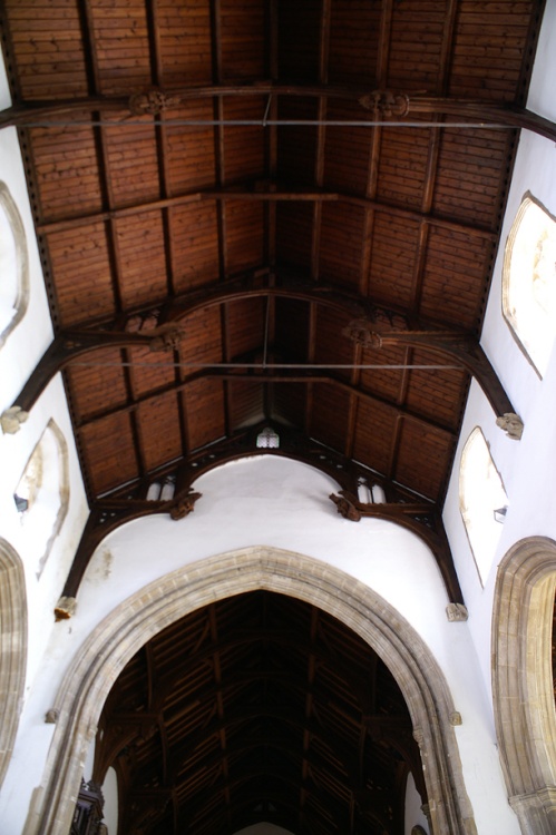 The roof of Cromer Church.