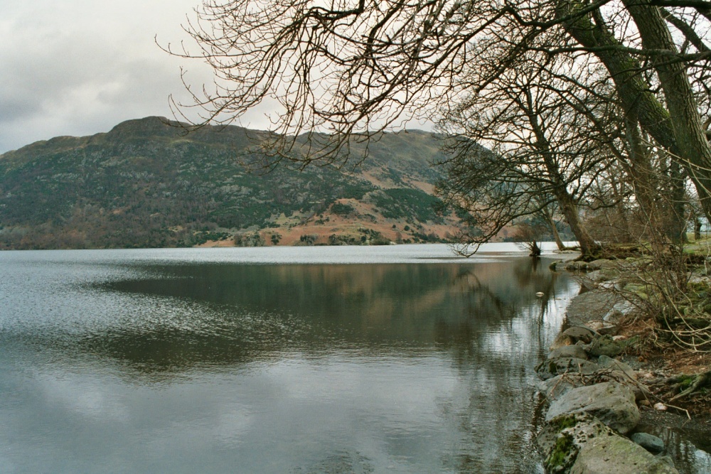 Ullswater, at Glencoyne Bay, winter afternoon.