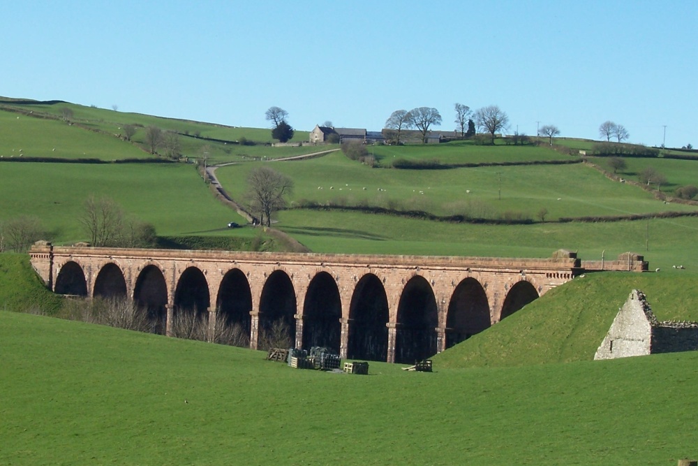 Beckfoot viaduct from above