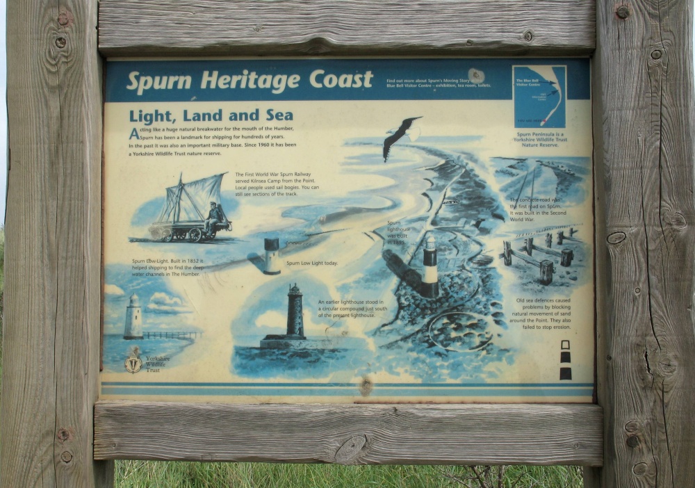 Spurn Point info board