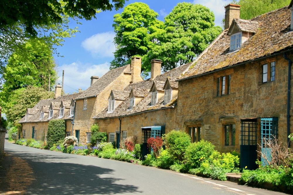 Cotwsold Terraces at Snowshill photo by Adie Ray