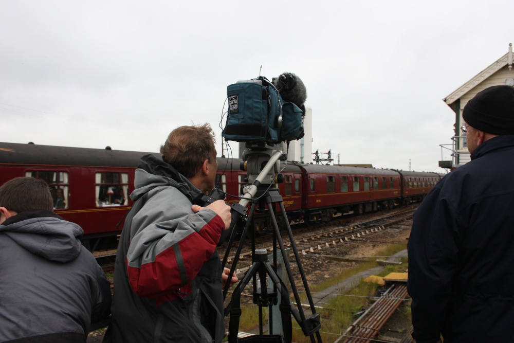 Oliver Cromwell Steam Train visiting Lowestoft