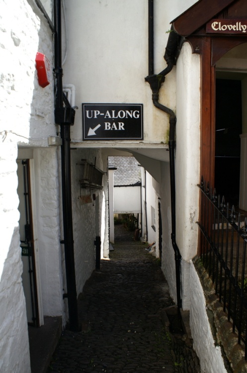 Up-Along street.