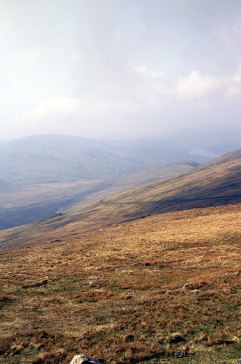 Looking back down towards Llanberis.