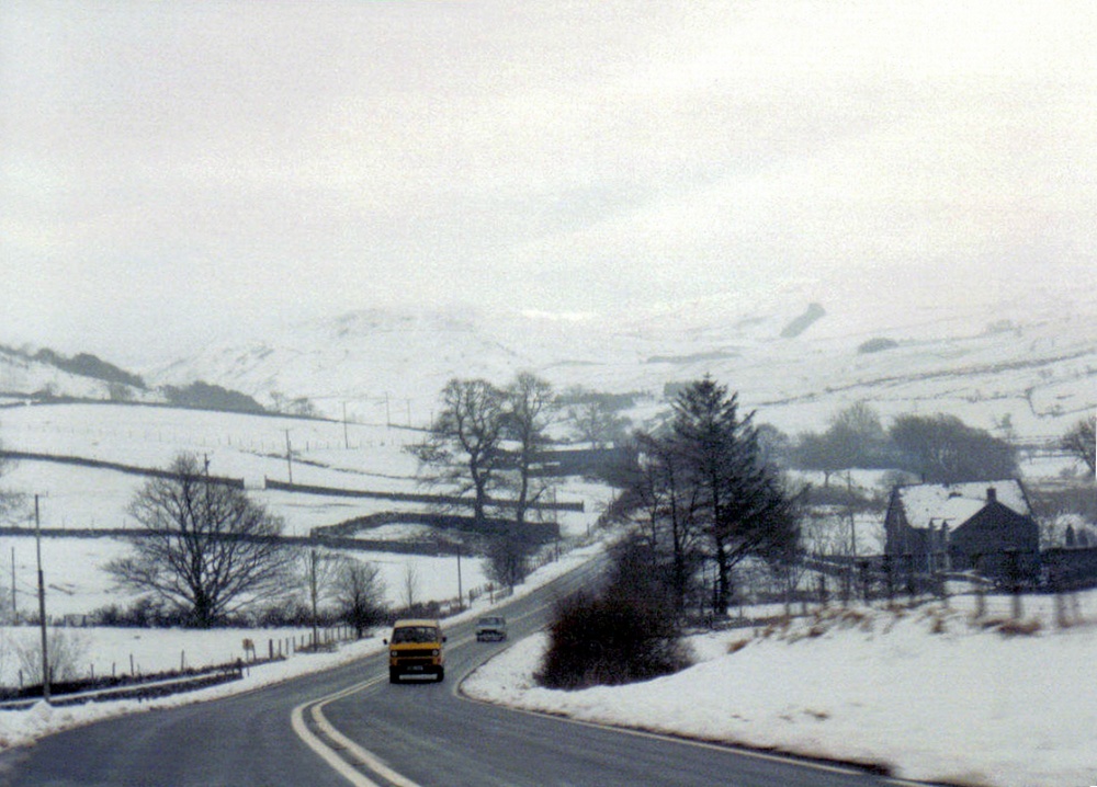 Heading out of the mountains.