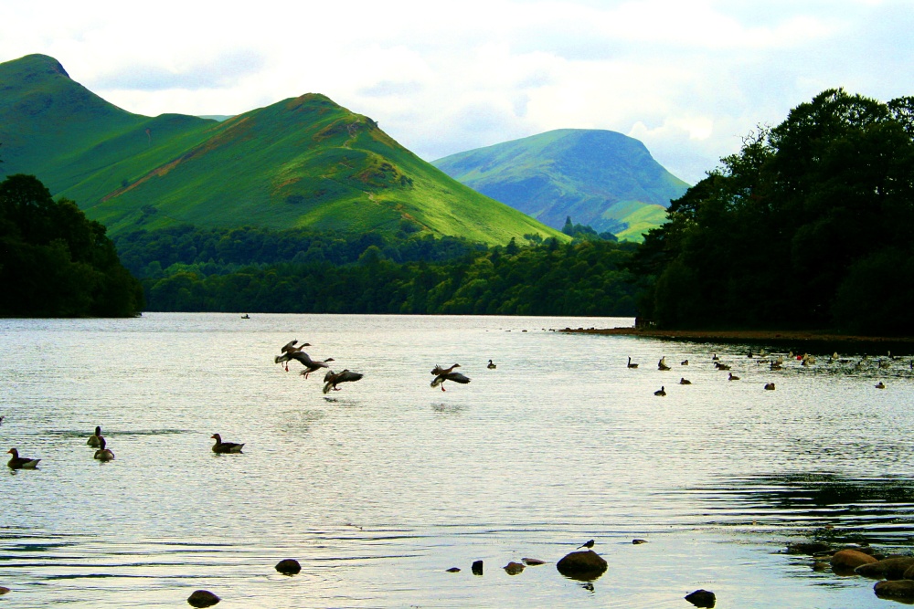 Derwentwater with Cat Bells.