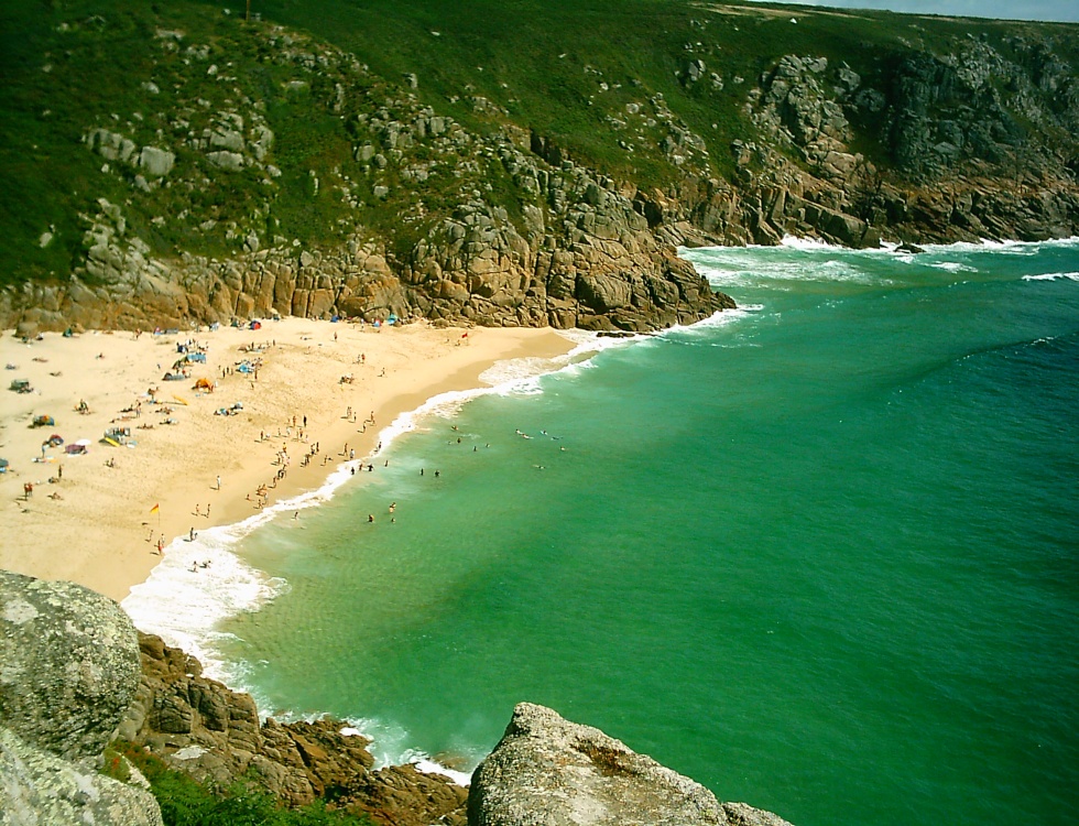 Porthcurno bay