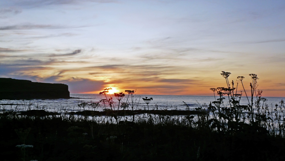 Sunset over the Broch of Birsay