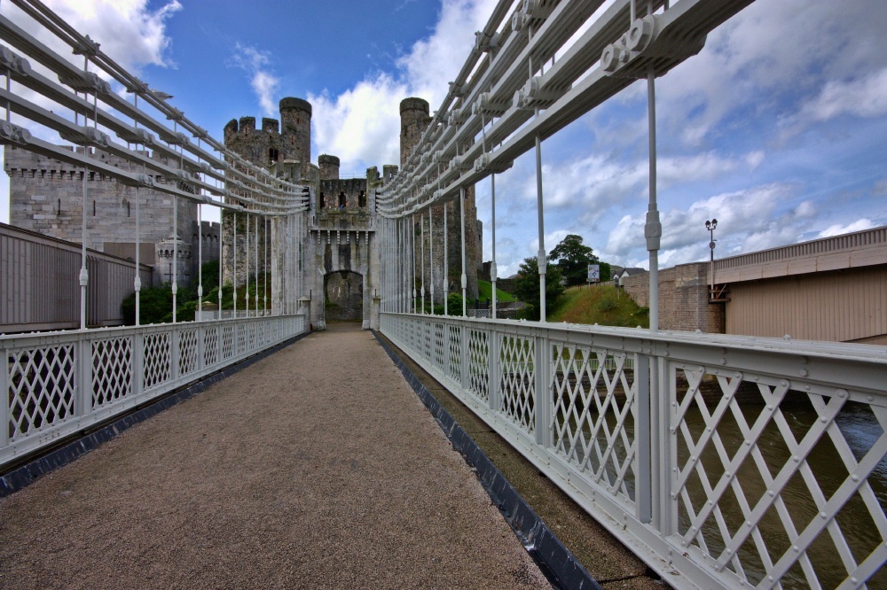 Conwy Thomas Telford suspension bridge 2