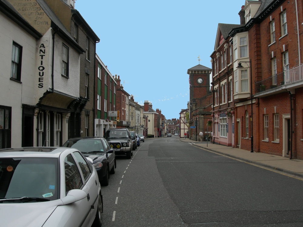 Lowestoft High Street,  the original town