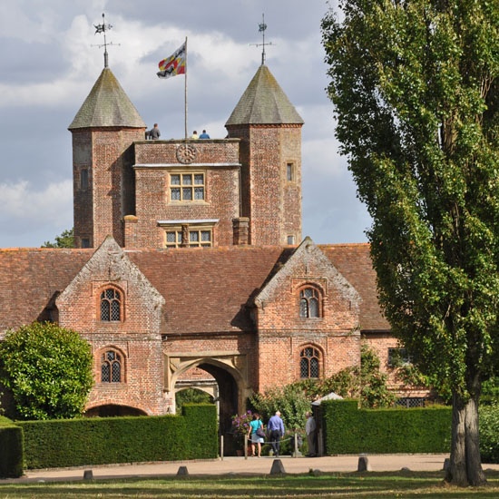 The entrance to Sissinghurst Castle, Kent