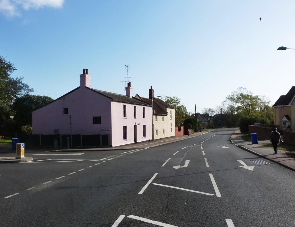 Reydon Corner and the one and only road leading into Southwold.