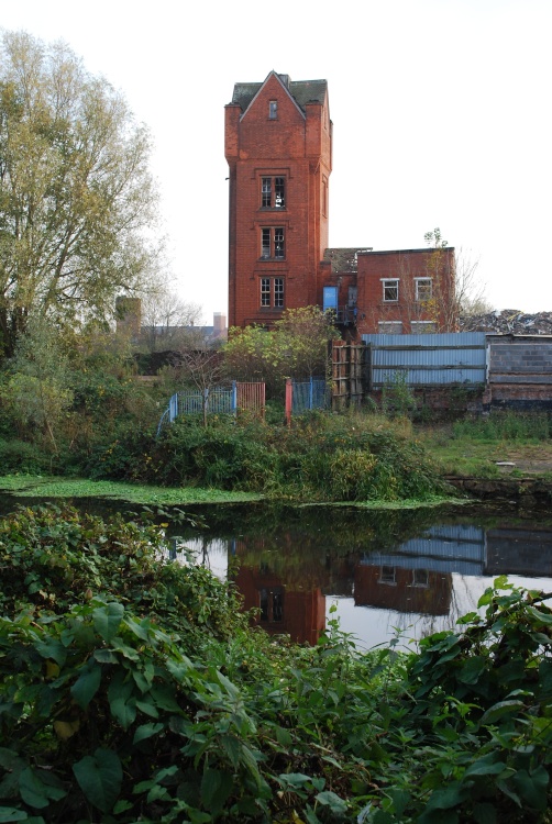 Derelict factories by the River Soar