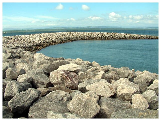 Rocks and sea