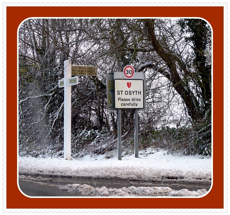 St Osyth in the snow