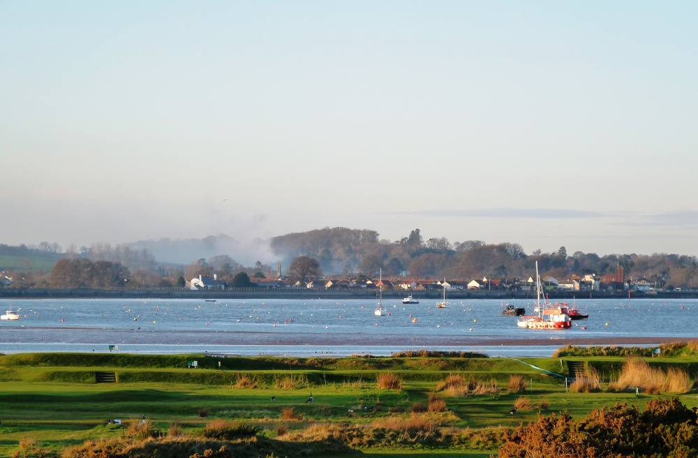 Looking Towards Starcross from the Golf Course at Dawlish Warren