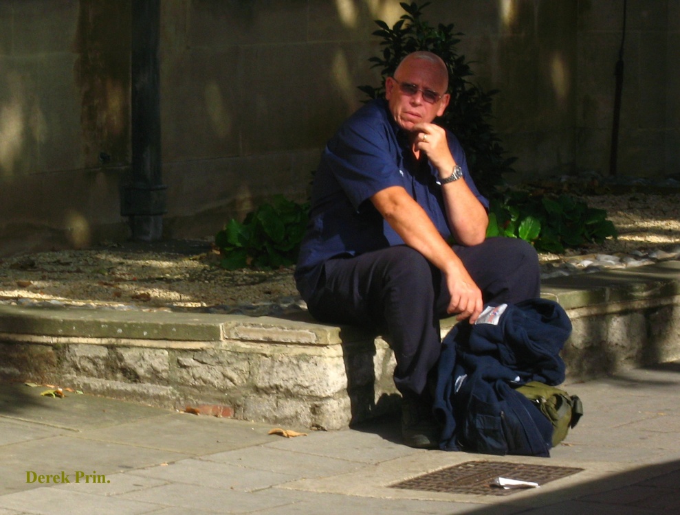 Sat outside Nuffield College