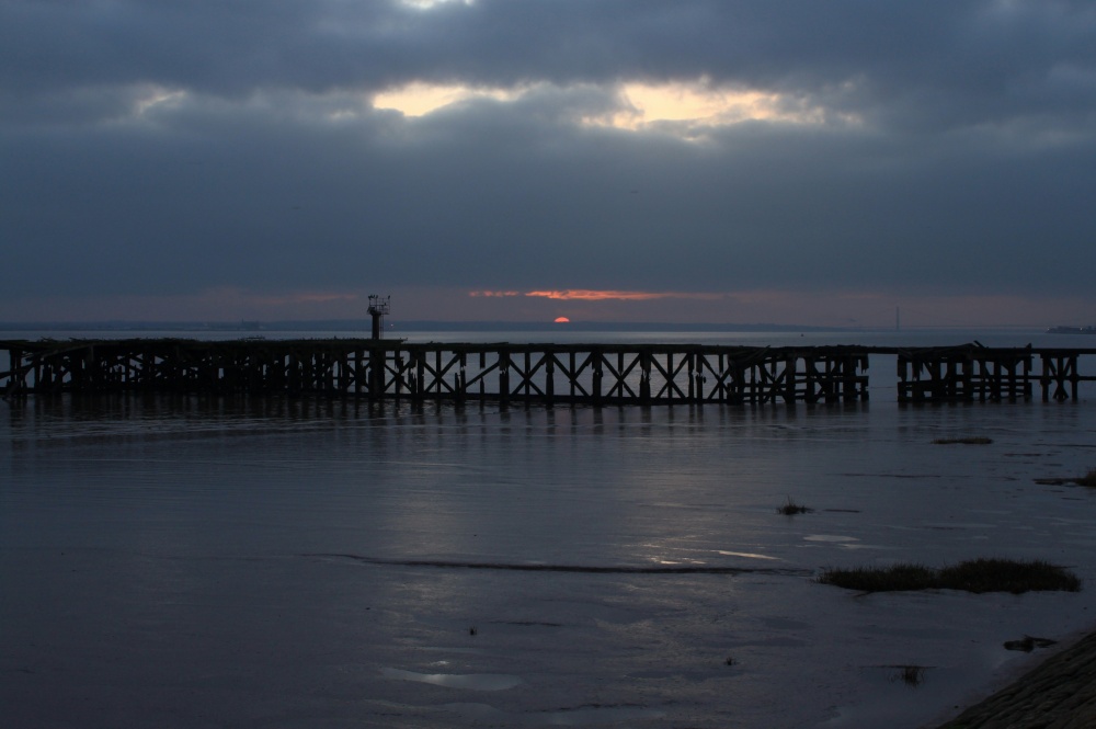 Sunset over the River Humber