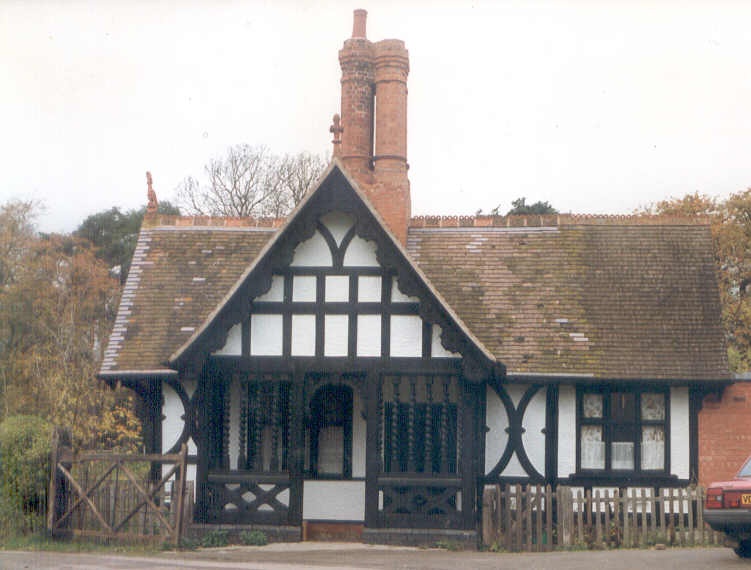 Photograph of South Lodge, Madresfield Court about 1996