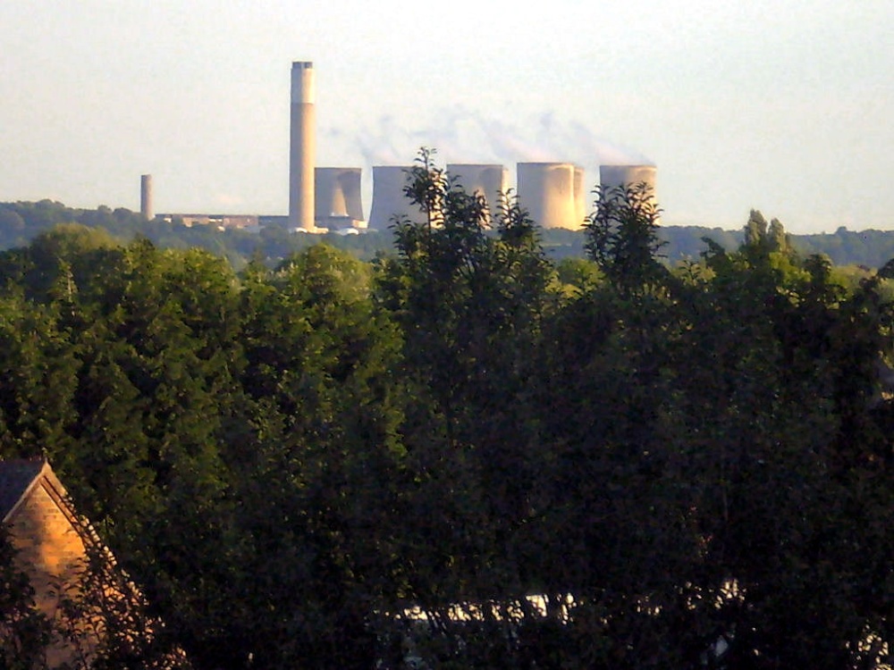 Ratcliffe on Soar Power Station from Beeston.