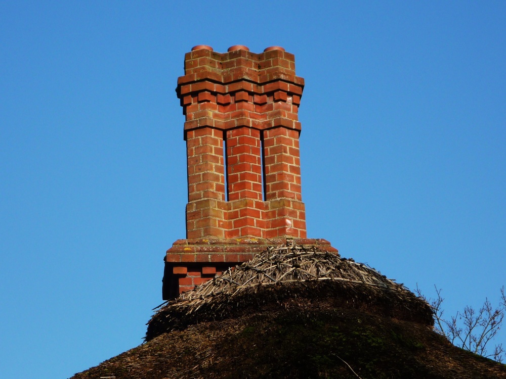 Ornate Chimney in the park