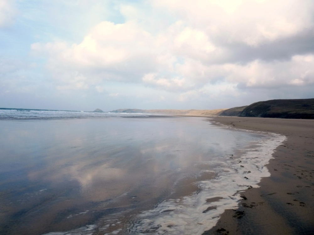 Perranporth in February