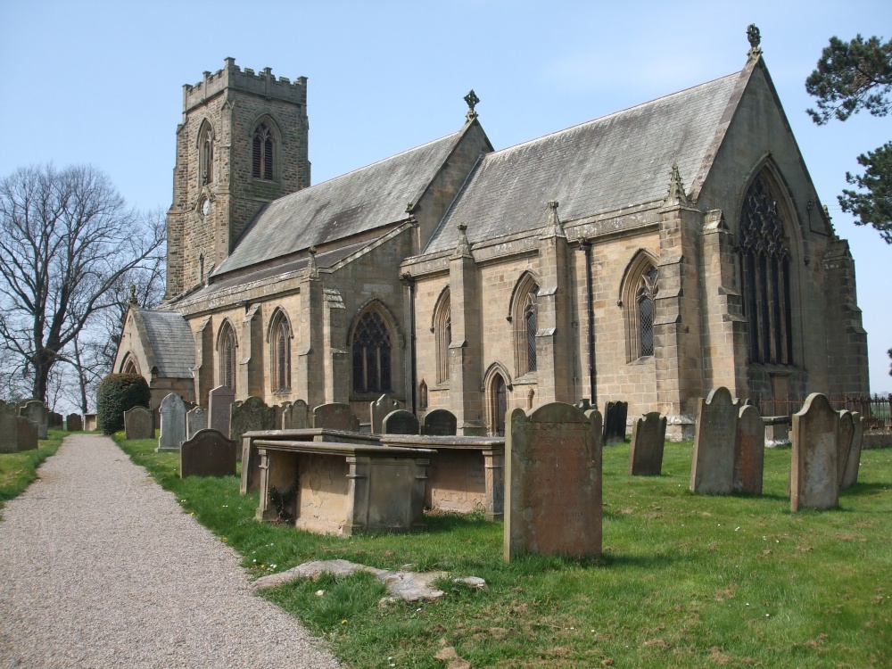 Photograph of St. Patrick's Church, Patrick Brompton, North Yorkshire.