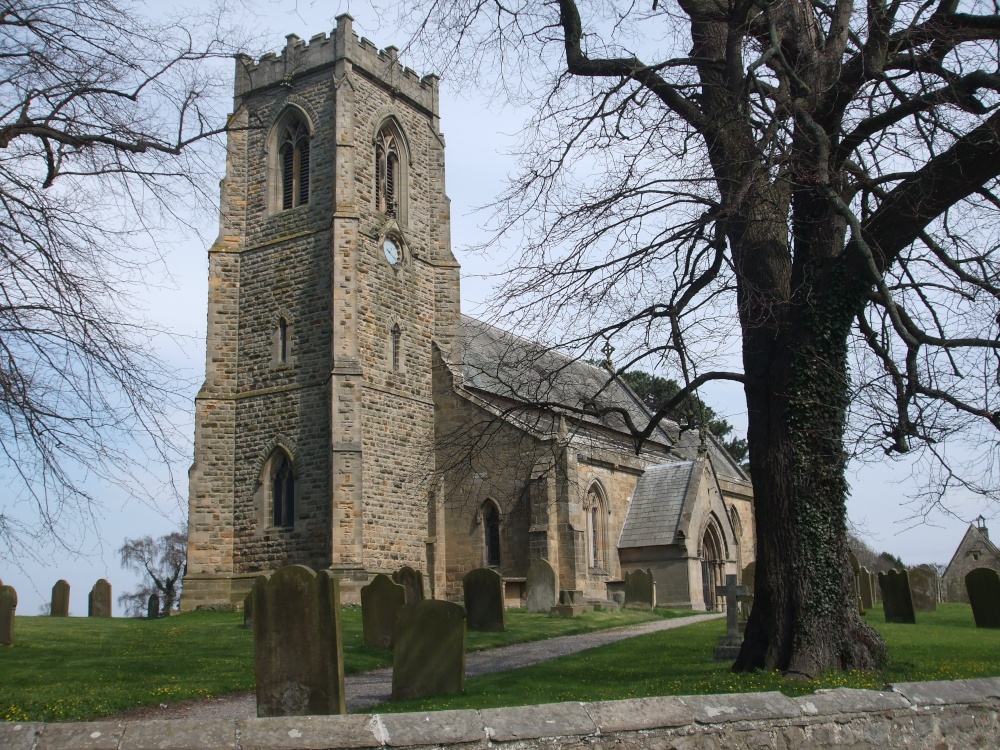 Photograph of St. Patrick's Church, Patrick Brompton, North Yorkshire.