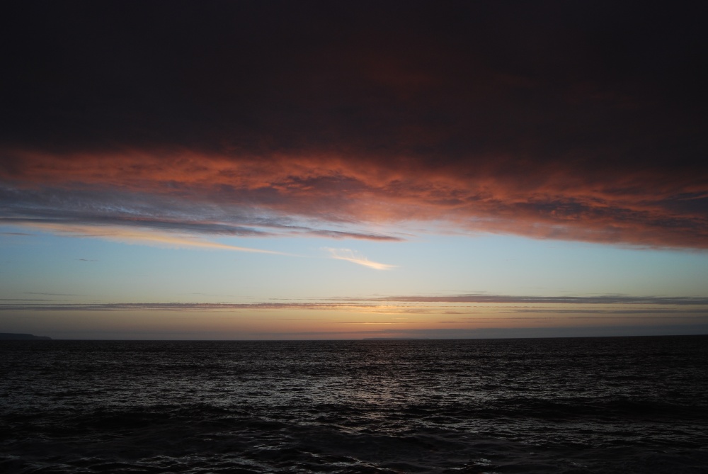 Sunset at Westward Ho!