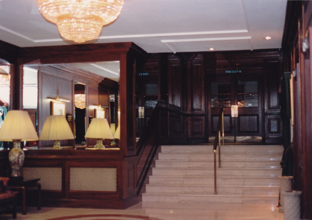 Inside the hotel