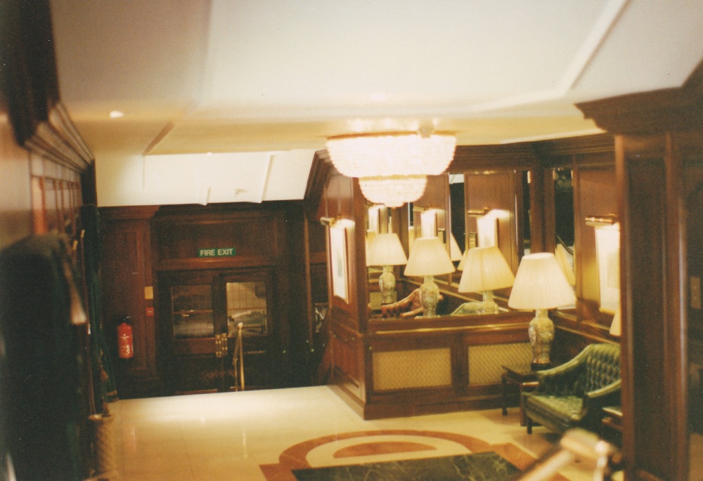 Inside the hotel