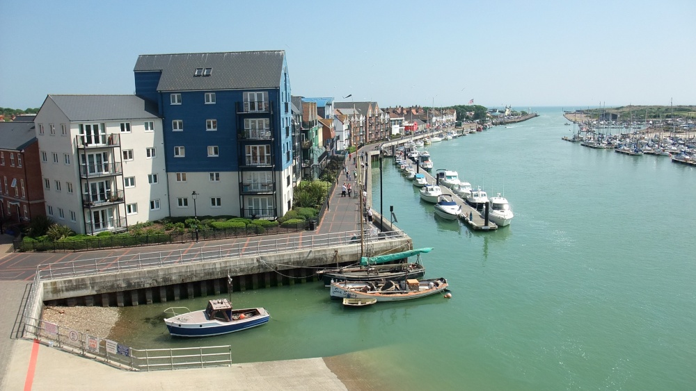 Littlehampton Marina from the 'Look and Sea Centre' viewing deck