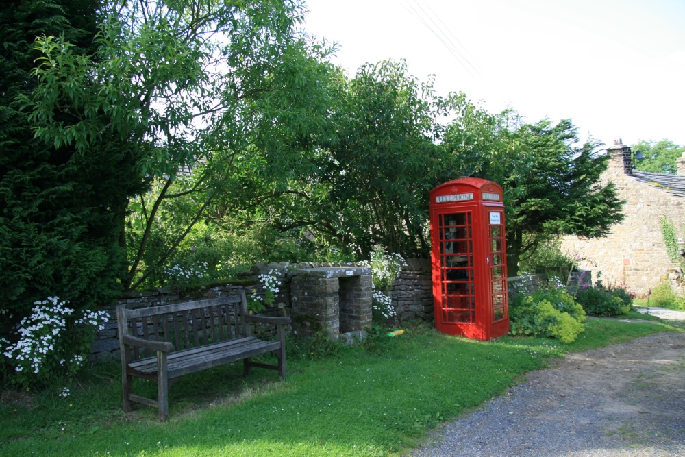 Photograph of West Scrafton village scene