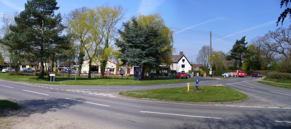 Photograph of Bacton village scene