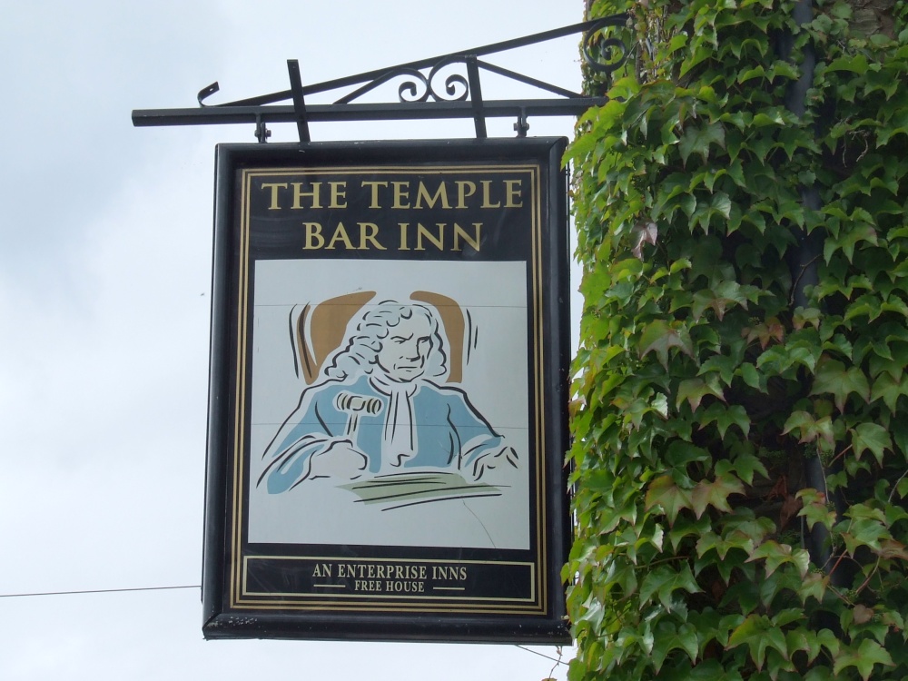 Photograph of Temple Bar Inn, Sign