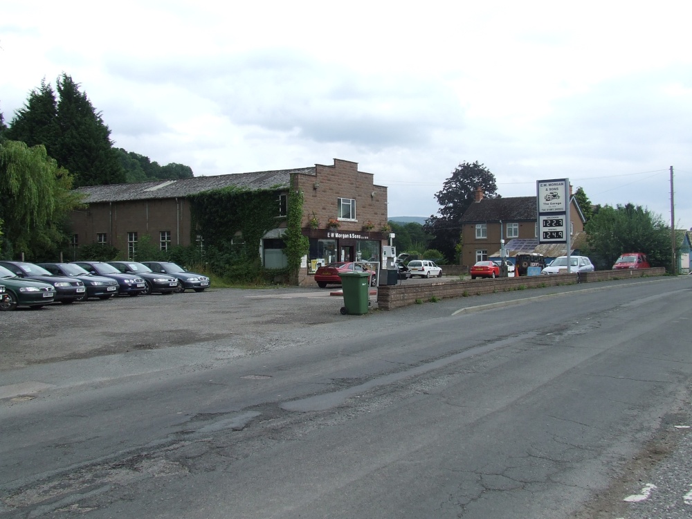 Photograph of E. W Morgan, the Garage