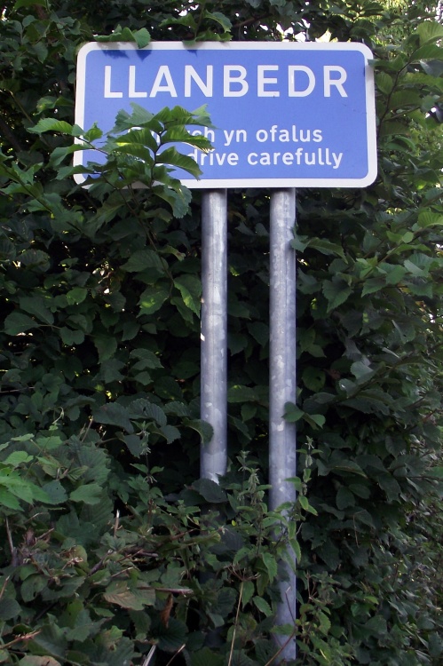 Llanbedr Sign