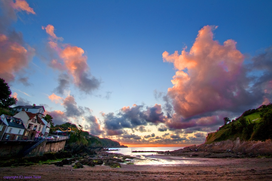 Photograph of Combe Martin sunset