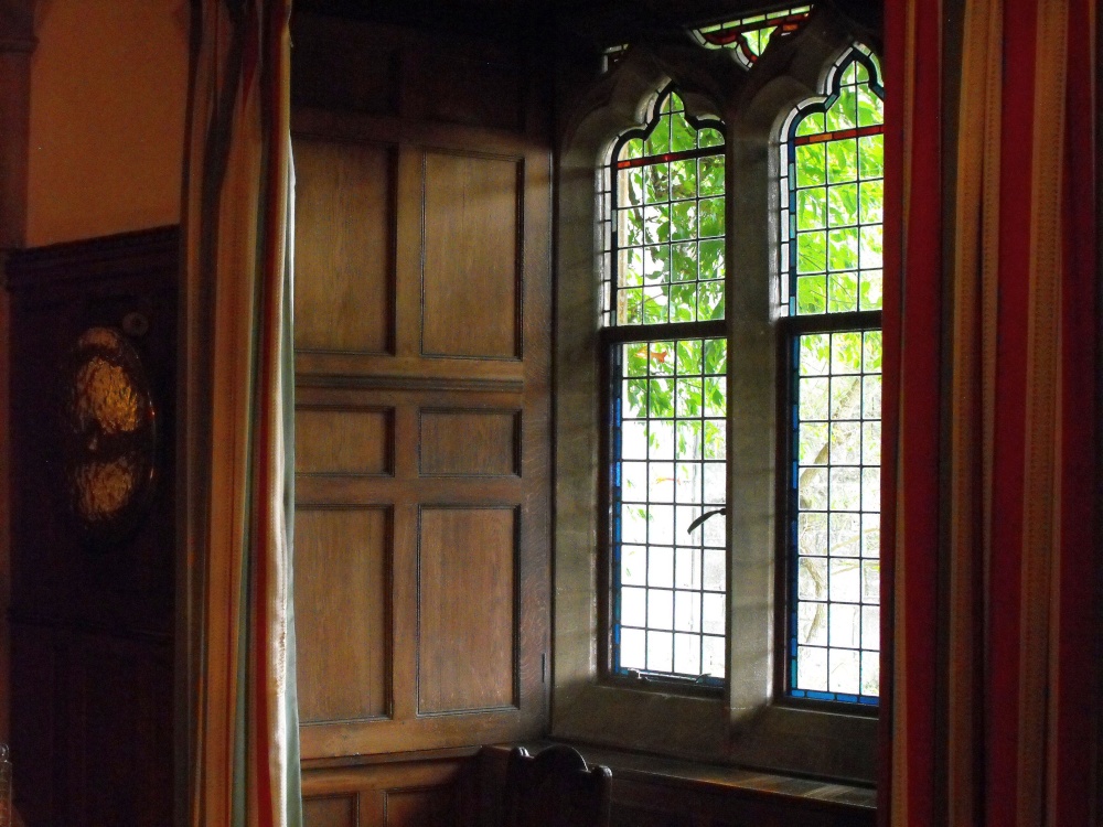 Window in Beualieu Palace House photo by Ruth Gregory