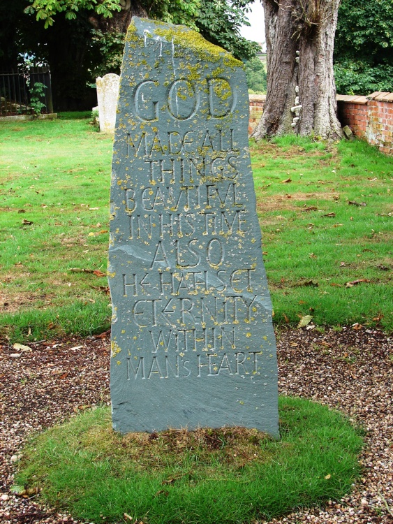 Memorial in St Marys Churchyard