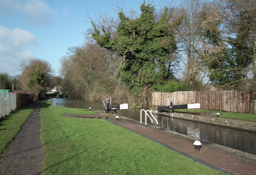 Hunton Bridge Lock.