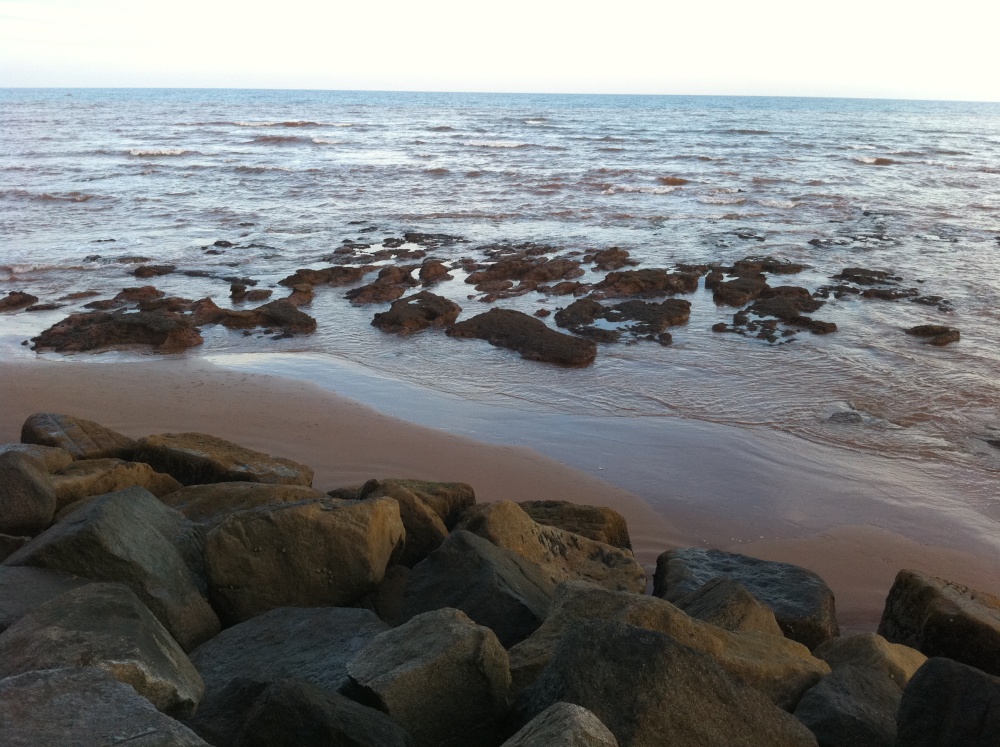 Sidmouth Beach Rocks in 2010