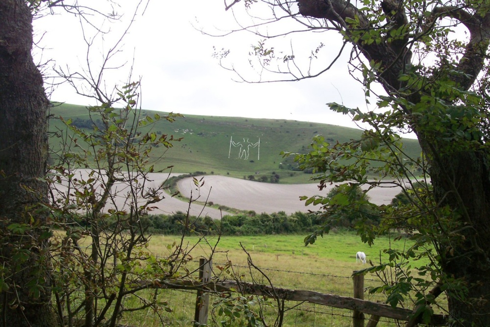 Photograph of The Long Man of Wilmington
