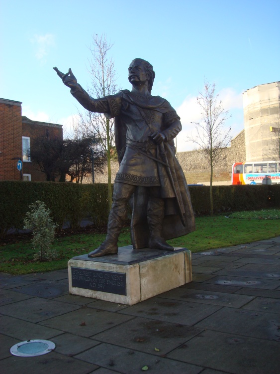 The statue of King Ethelbert