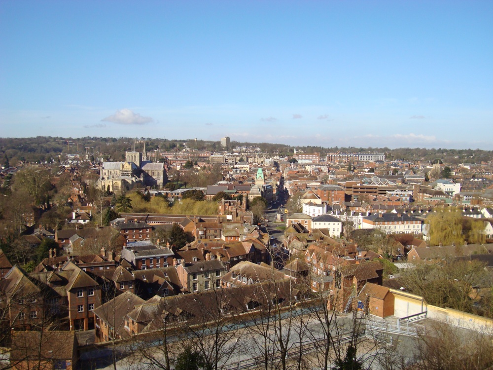 Winchester view from St. Giles' Hill